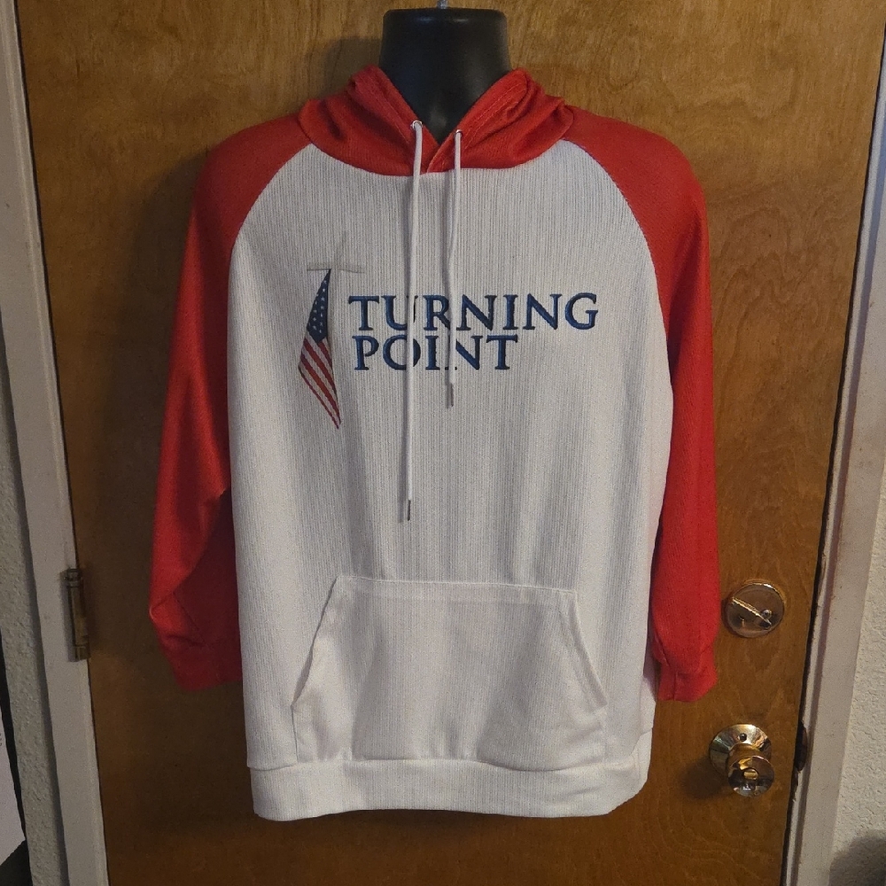 Turning Point USA Waffle Hoodie Size 2XL